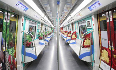 合肥地鐵創(chuàng)意半包車(chē)廣告