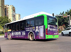 惠州公交車廣告價格多少錢？惠州公交車體廣告家裝建材案例